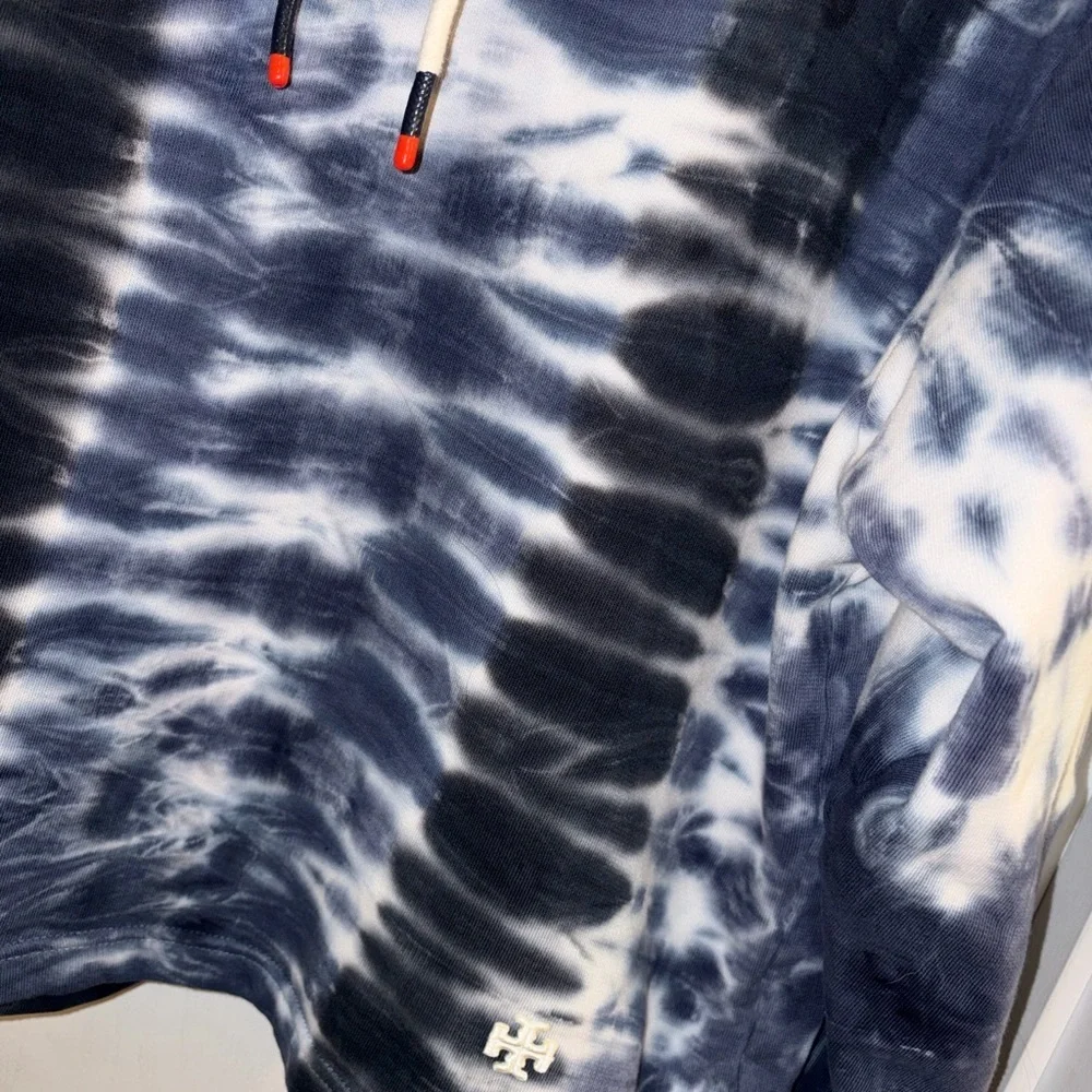 Tory Burch Tie-Dye Hoodie Sweater